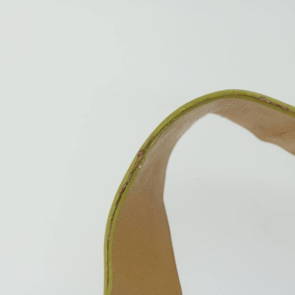 CHANEL Tote Bag Canvas Yellow CC Auth bs10328 - Picture 9 of 16